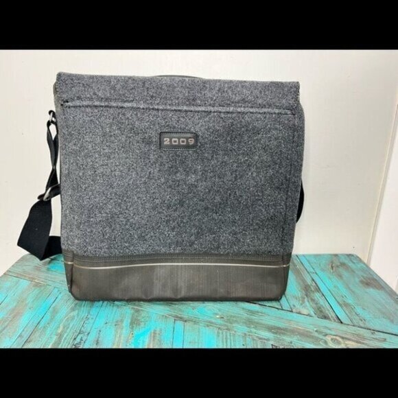 Sorel Gray Wool Unisex Messenger Bag One Size - Picture 5 of 13